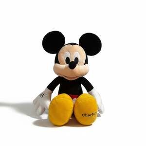 Disney Store Official Mickey Mouse Small Plush Toy 33cm Charolette embroidery